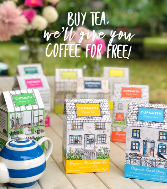 Buy tea, we'll give you coffee for free!