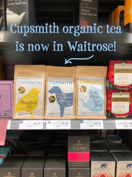 Cupsmith tea in Waitrose!