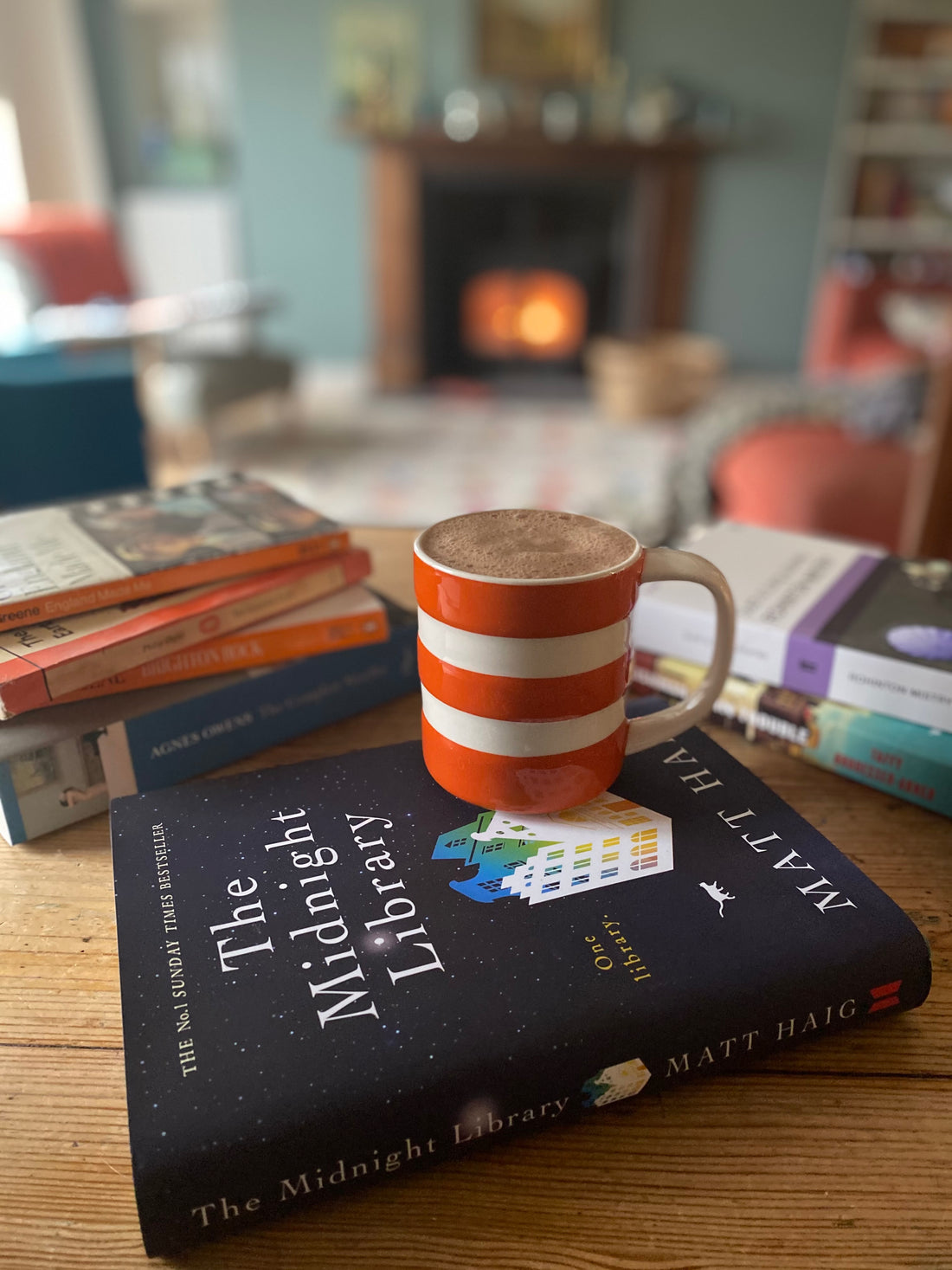 Favourite fireside reads (with a mug of hot chocolate)