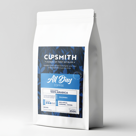 All Day Coffee – Premium Speciality Bean & Ground Blend