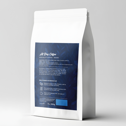 All Day Coffee – Premium Speciality Bean & Ground Blend
