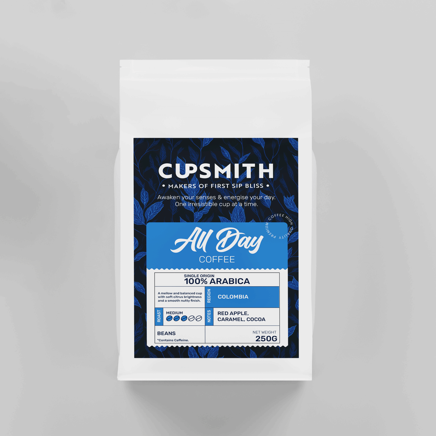 All Day Coffee – Premium Speciality Bean & Ground Blend