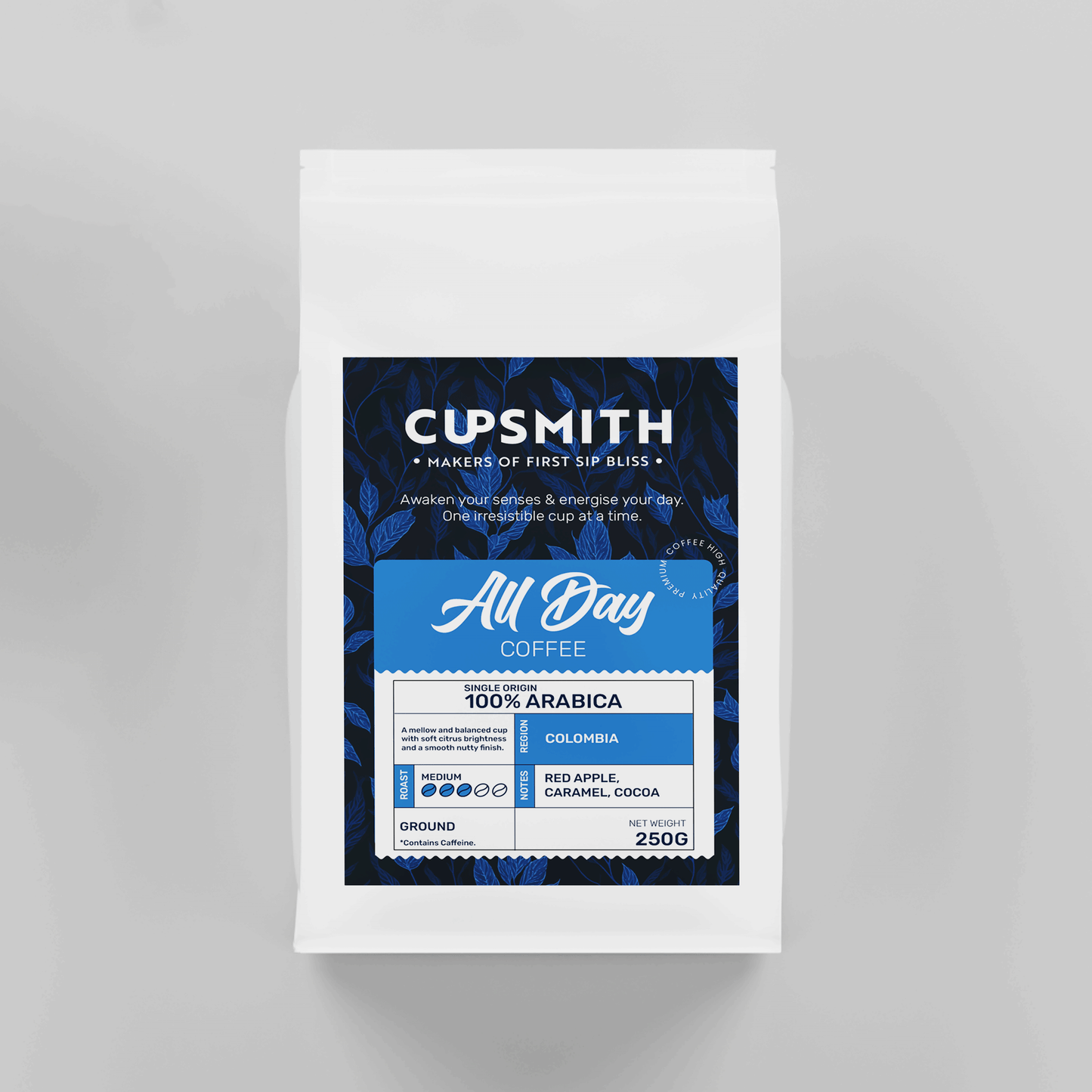 All Day Coffee – Premium Speciality Bean & Ground Blend