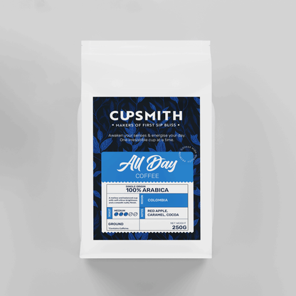 All Day Coffee – Premium Speciality Bean & Ground Blend