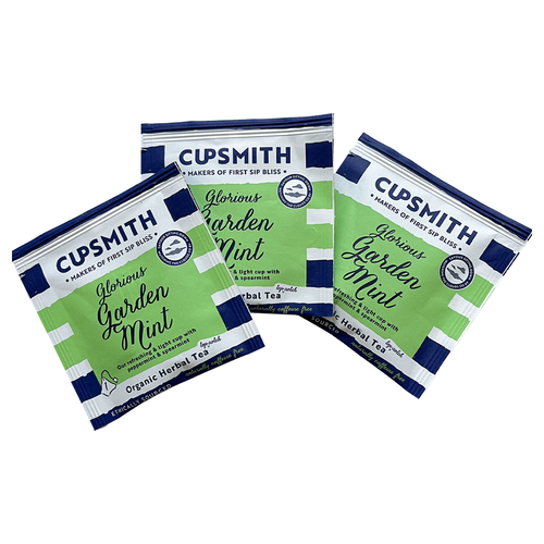 100% Organic Garden Mint Tea Pyramids (100 Pack)