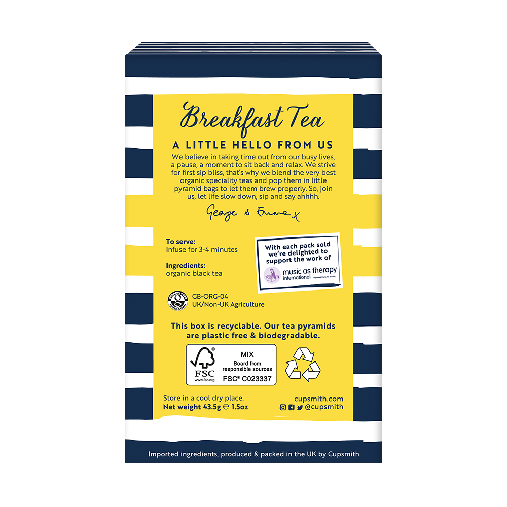 Organic Breakfast Premium Black Tea