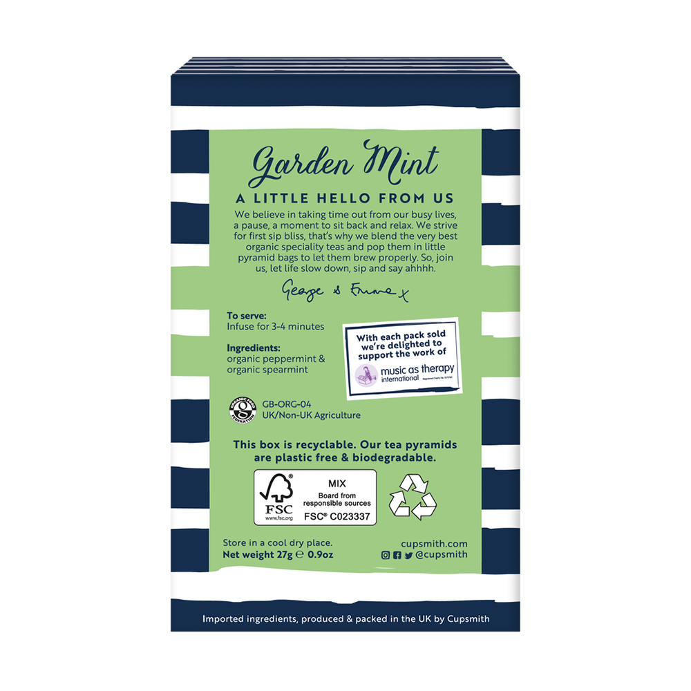 Organic Garden Mint Tea