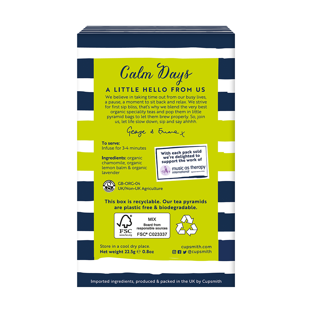 Organic Calm Days Tea
