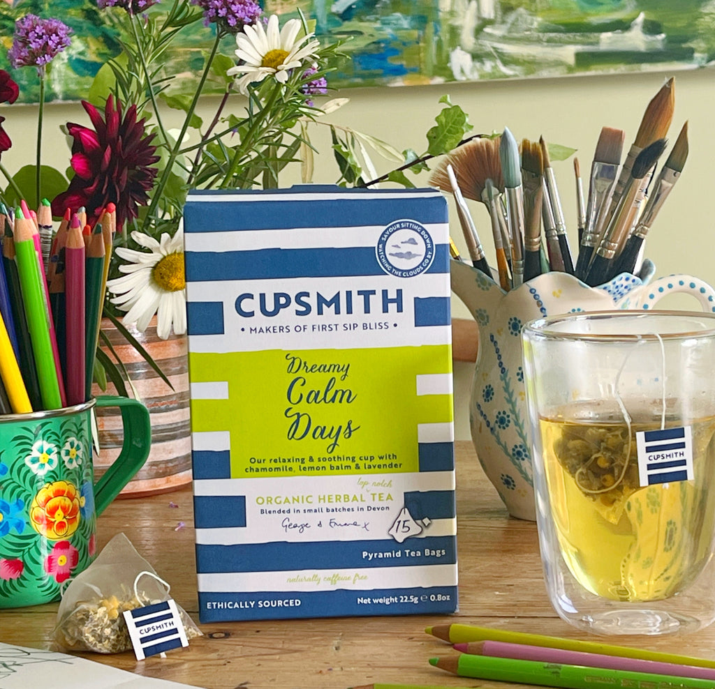 Cupsmith Calm Days Tea – Organic Chamomile, Lemon Balm & Lavender