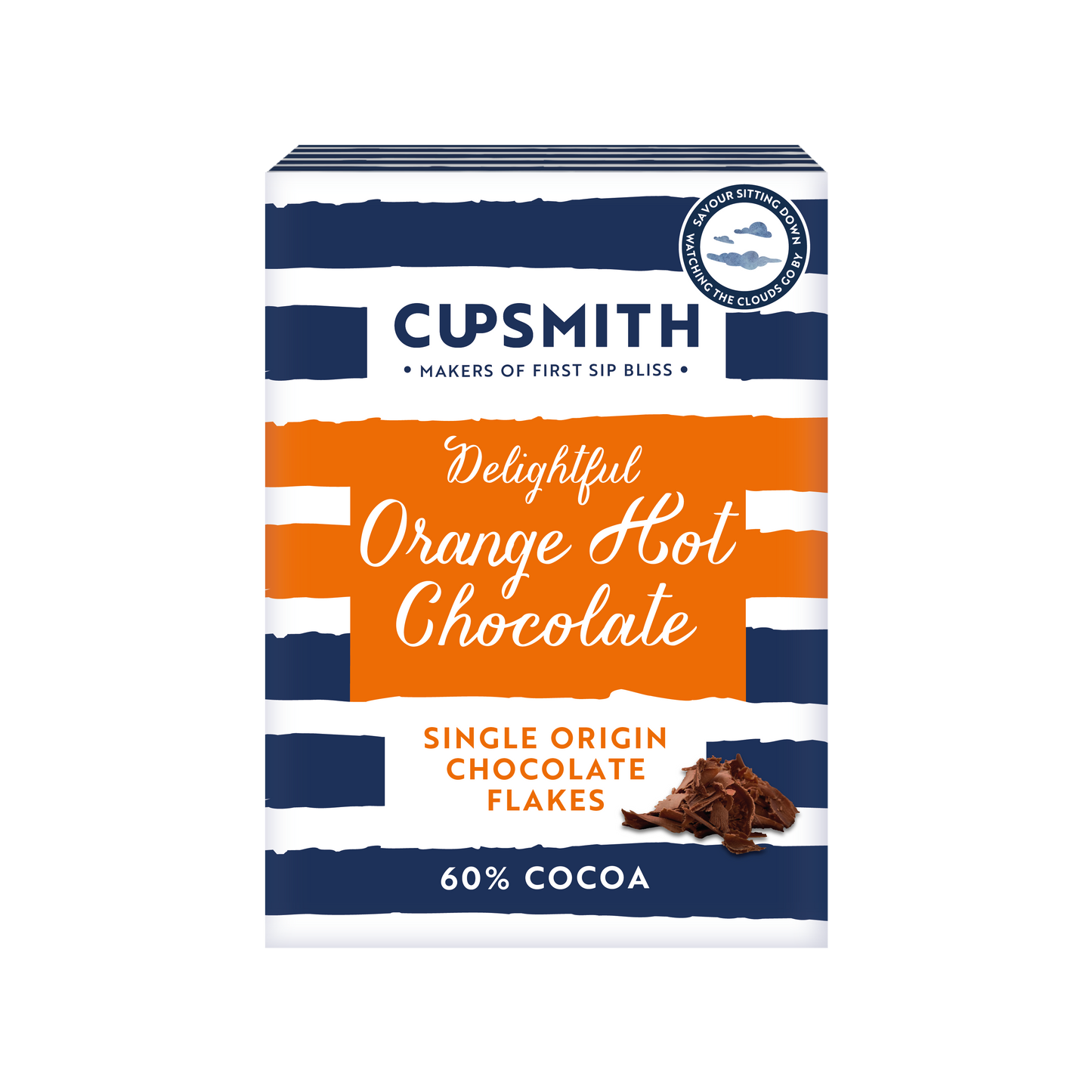 Cupsmith Luxury Hot Chocolate Flakes with Orange