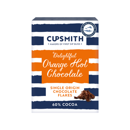 Cupsmith Luxury Hot Chocolate Flakes with Orange