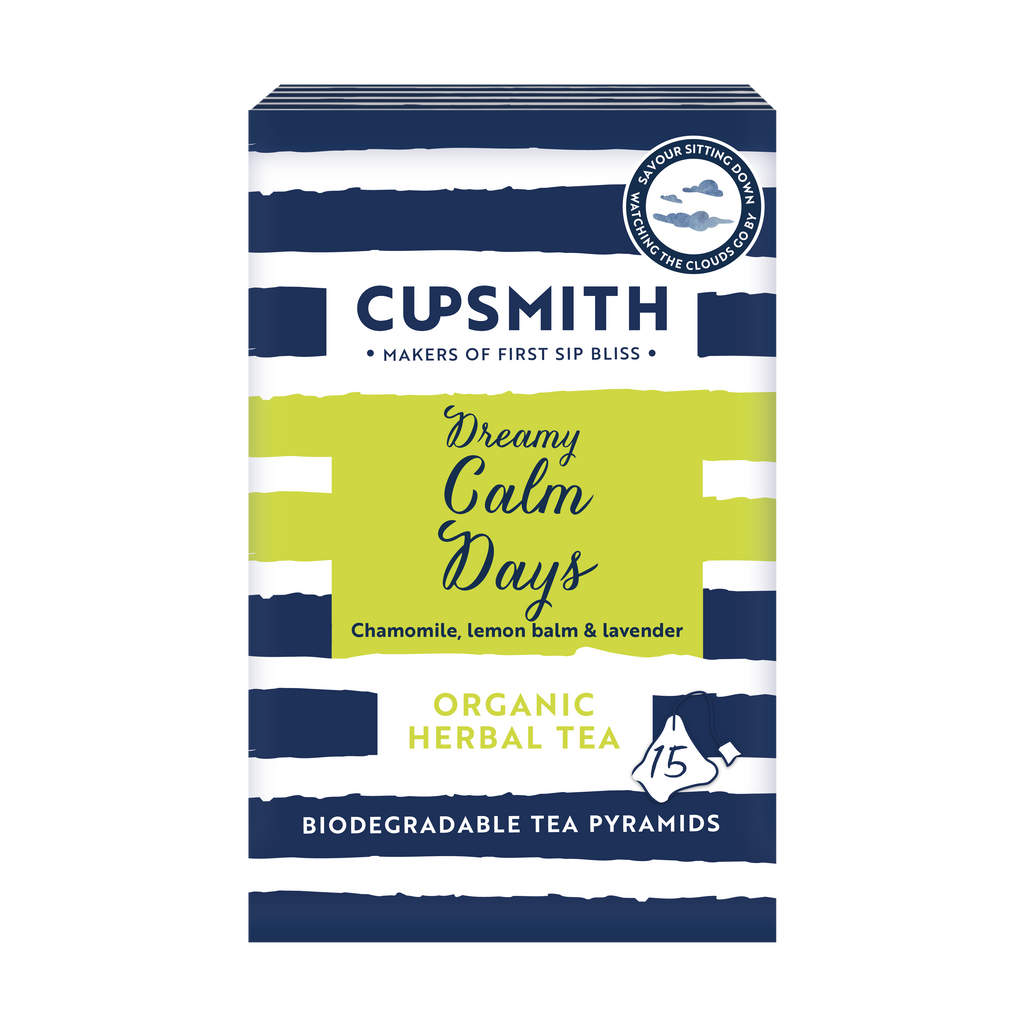 Cupsmith Calm Days Tea – Organic Chamomile, Lemon Balm & Lavender