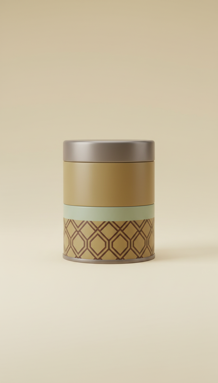 Signature coffee tin with small-batch roast