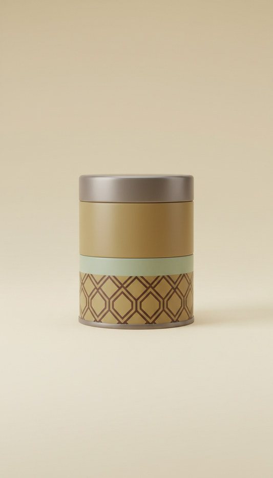 Signature coffee tin with small-batch roast